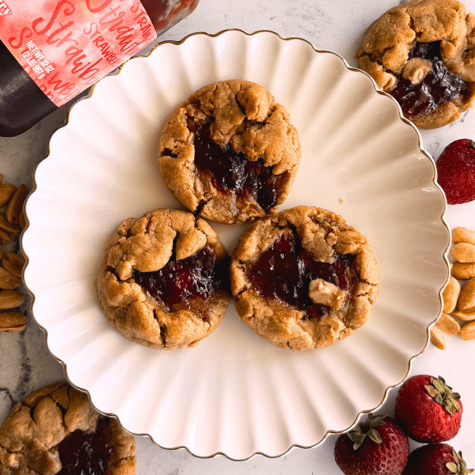 Peanut Butter & Jelly Cookies